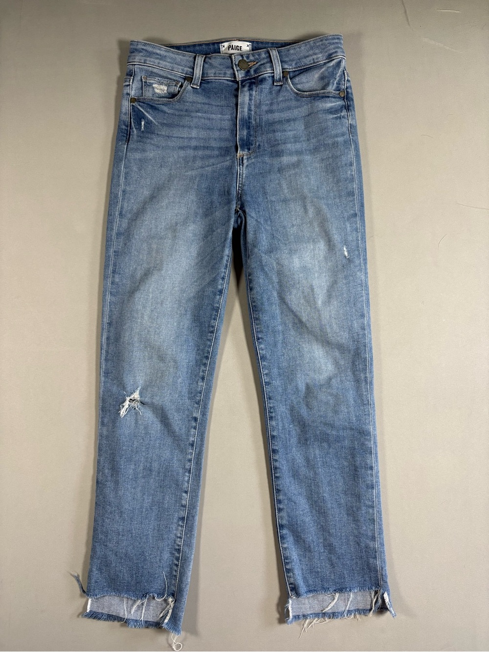 Paige Women’s Hoxton Straight Ankle 90s Denim  Jeans Size 27 EUC